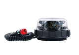 LED R65 zwaailamp amber/transp. 12/24v magneetmon, roterend+ | D14758