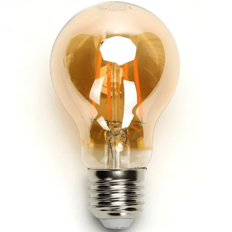 Ampoule Aigostar 8 W E27 en verre ambré, au design rétro pour un éclairage chaleureux
