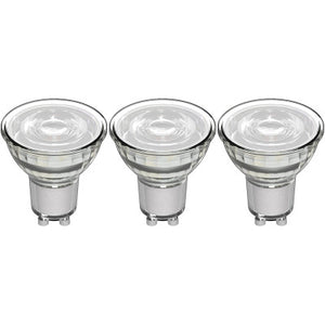 GU10 LED Spot MR16 - Warmwit 2700K - 4W - 345 Lumen - Glas - 3 Stuks