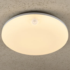 LED Plafondlamp 1600 lumen - 18W - Warmwit 3000K - Bewegingssensor - IP54 - Ø30cm