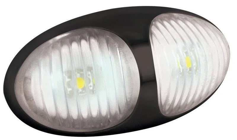 LED markeringslicht wit | 12-24v | 2-PIN connector | 37WM2P