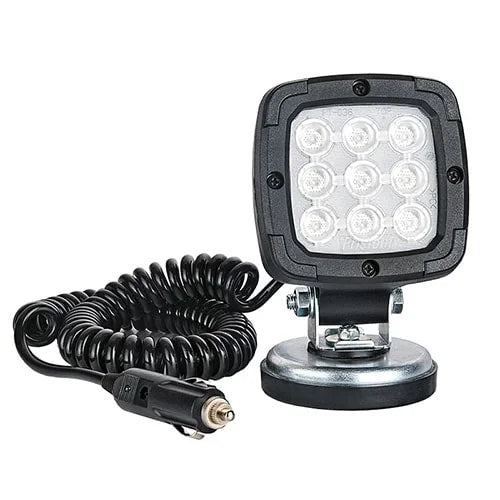 Projecteur de travail LED 1700 lumens sur base magnétique 12/24v cordon spiralé de 7,8m | WF-3617MM78