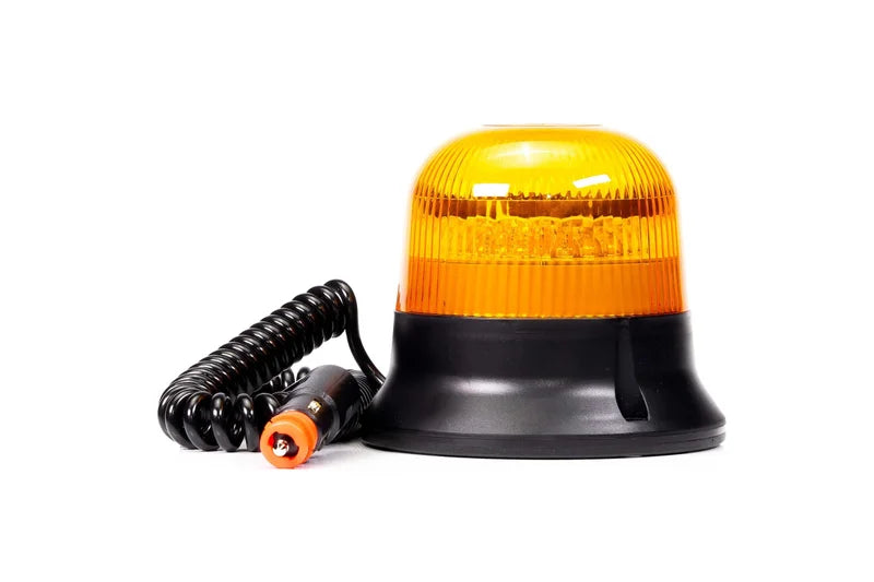 R65 LED zwaailamp, double flash, Magneet, 12/24V 3m kabel | S10ZL513