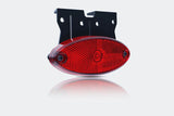 Feu de position à LED ovale rouge avec support | 12-24v | câble de 50cm. | MV-5850R