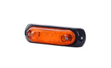 LED markeringslicht amber met beugel | 12-24v | 50cm. kabel | MV-4090A