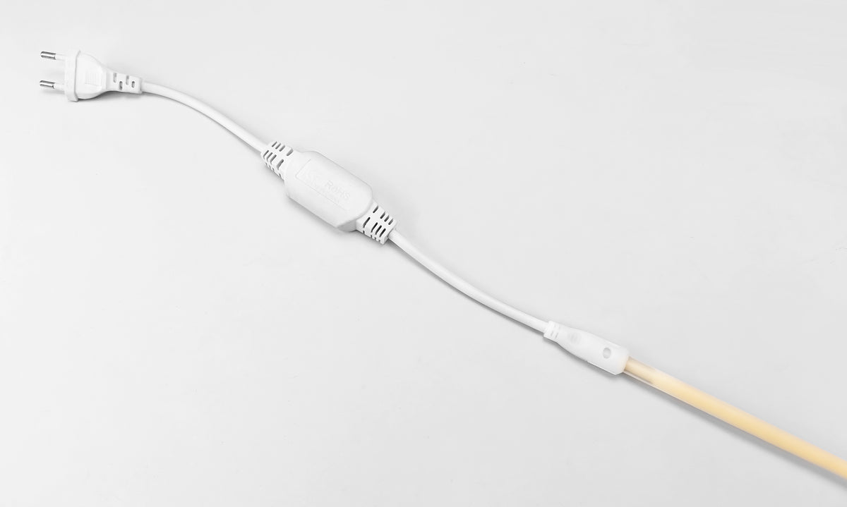 Ruban lumineux LED COB 230 V – Blanc chaud 3000 K – 10 W/m – 1000 lm/m – IP65 – Découpable – Rouleau de 50 m