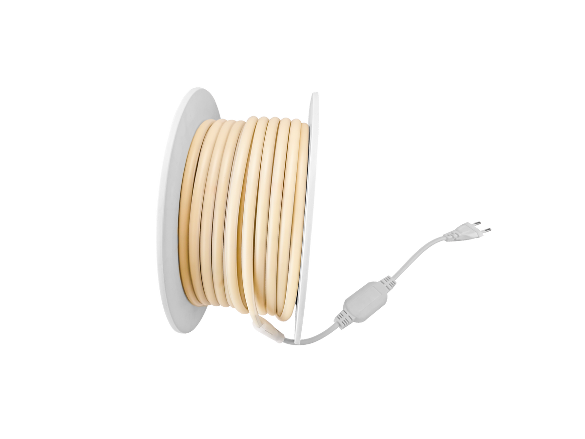 COB LED Lichtslang 230V, Warmwit 3000K, 10W/m