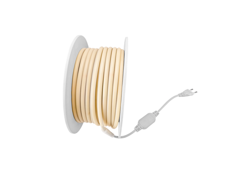 Ruban lumineux LED COB 230 V – Blanc chaud 3000 K – 10 W/m – 1000 lm/m – IP65 – Découpable – Rouleau de 50 m