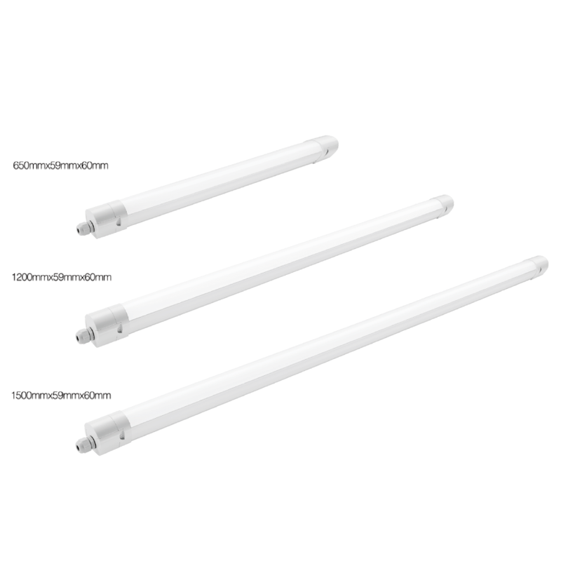 LED armatuur TL 150cm 5160lm 4000K IP20 pack met drie maten