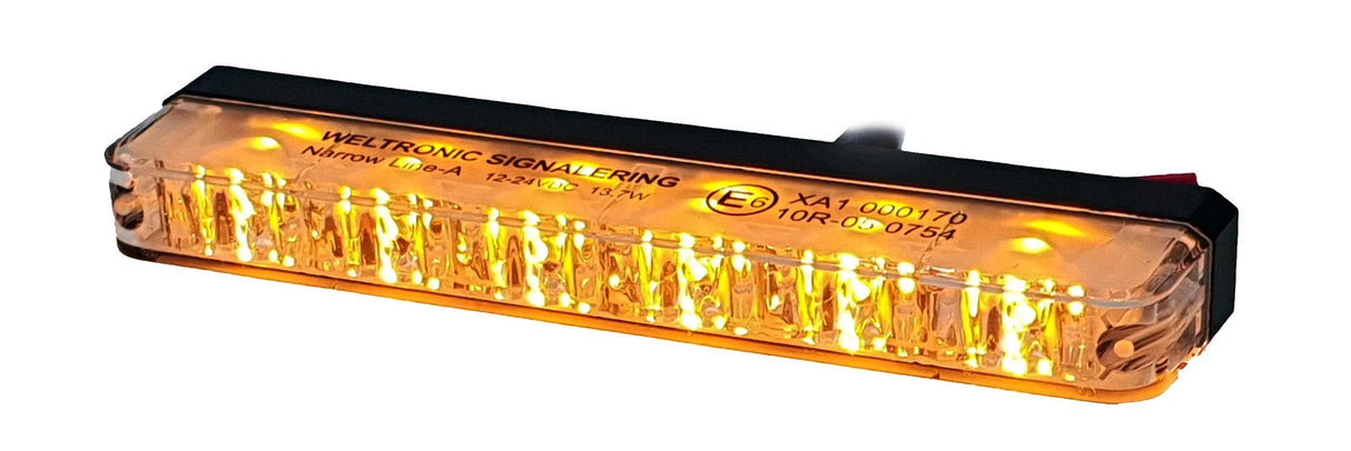 Narrow-Line, 6 LED, montage vertical – orange