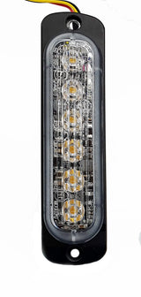 Feu clignotant LED ST6 Super Thin classe 2, vertical, ambre