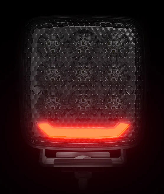 Lampe de travail LED Ollson Silverback 80 watts avec feu de position ROUGE, 5600 lumens