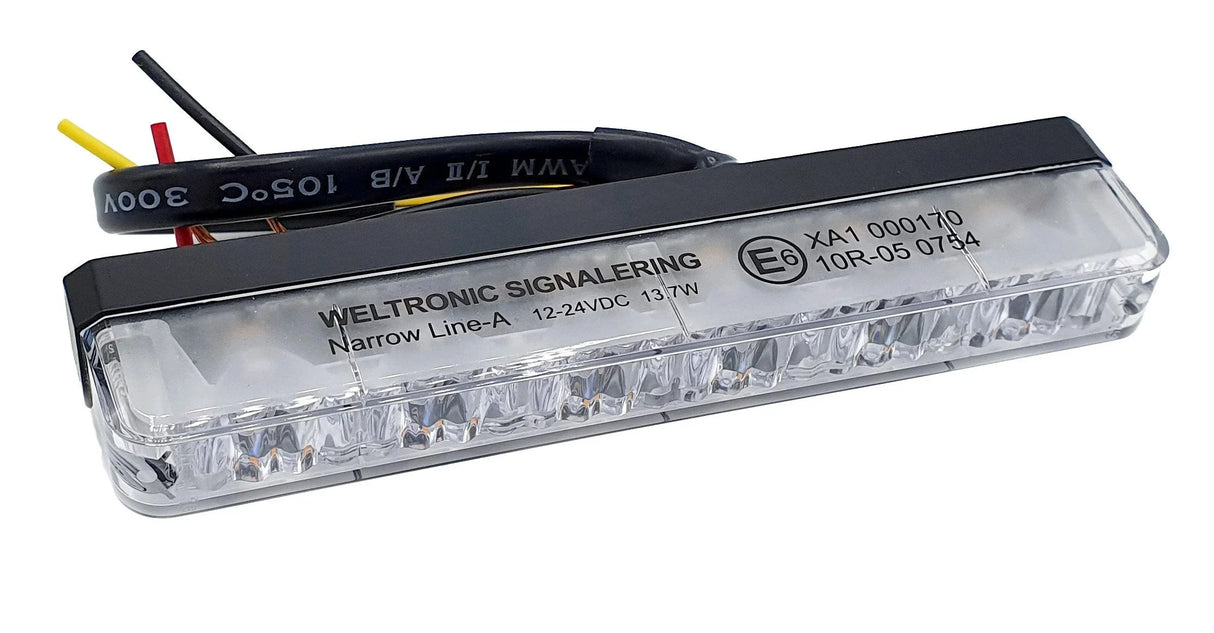 Narrow-Line, 6 LED, montage vertical – orange