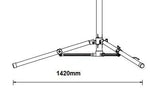Accessoire - Statief - 1420mm 2990mm - Zwart