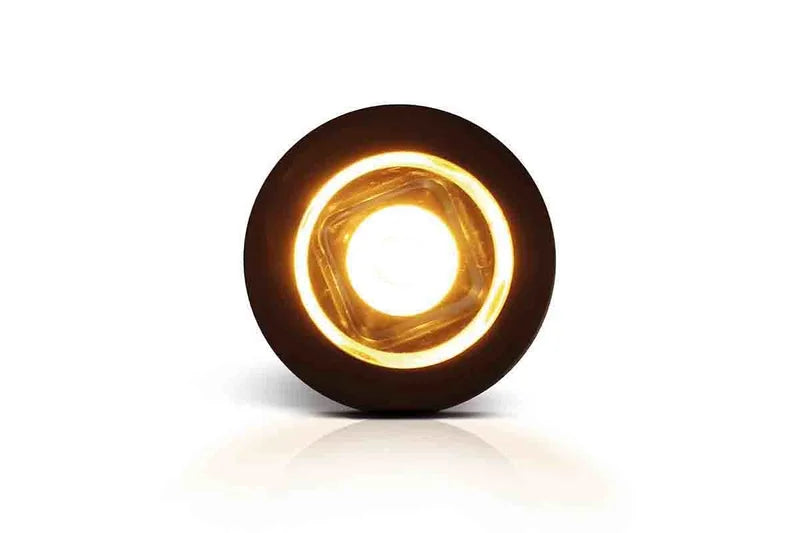 Feu de position LED compact encastrable ambre | 12-24v | MV-2600A