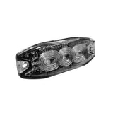 Feu clignotant LED à 3 LED | R65 | Slimline | ambre | 10-30 V | S07F3100