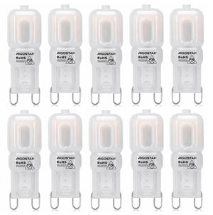 G9 steeklampje 10 stuks - LED 2W~170Lm=18W traditionele verlichting - warmwit 3000K - 230 Volt
