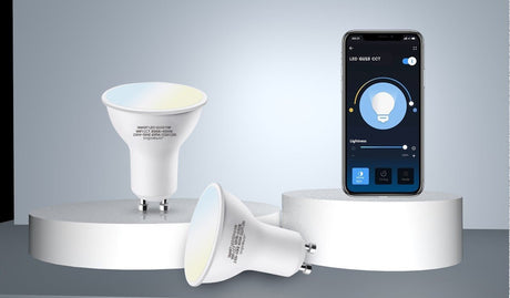 Spot LED WiFi GU10 Aigostar dimmable avec commande via une application intelligente pour des réglages d’éclairage optimaux