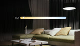 Aigostar GU10 WiFi led spot dimbaar op een moderne bank met sfeervolle verlichting