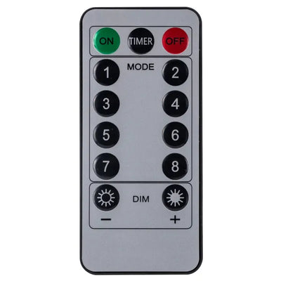 Télécommande Aigostar pour guirlande lumineuse stalactites, flocons de neige blanc chaud, avec différents boutons de réglage