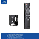 LED plafondventilator 900 lumen - 22W - extra warmwit 2000K / koelwit 4000K - afstandsbediening - IP44 - 51cm - zwart