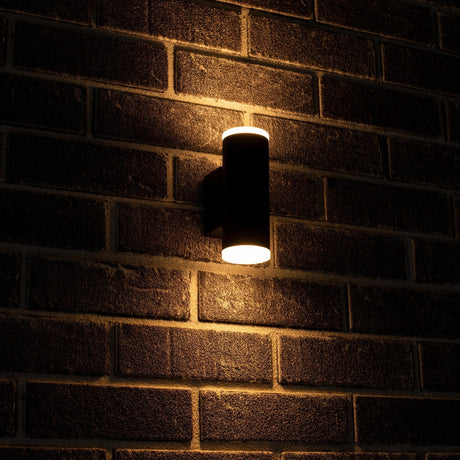 Double lampe extérieure AllWeather LED's Light - Éclairage vers le haut et vers le bas - IP44 - Anthracite