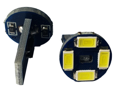 Ampoules LED pour voiture, 2 pièces | éclairage automobile LED T10 | 4 SMD blanc lumière du jour 6000 K | bus CAN 12 V CC - LEDPLANET.NL