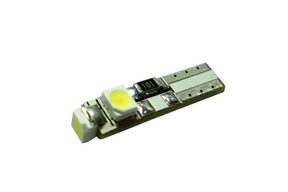 T5 LED autolamp CAN-BUS, daglichtwit 6000K, 3-SMD, 12V, 2 stuks
