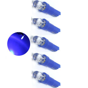 Lampe LED automobile | 5x éclairage automobile LED T5 | couleur bleue | 12V DC