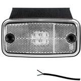 LED markeringslicht wit | 12-24v | 50cm. kabel | M10MV-650W