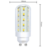 LED Spot GU10 400 lumen - 4W - 2700K - CRI97 - T30 Buis - Helder Glas