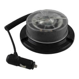 LED R65 low base zwaailamp amber/transp. magn-montage 12/24v | LPBR65C-MM