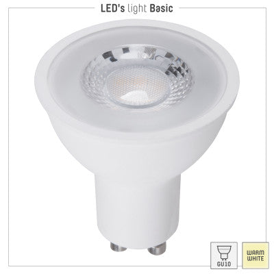 GU10 LED Spot - Warmwit 2700K - 4W - 345 Lumen - 5 Stuks