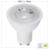 GU10 LED Spot - Warmwit 2700K - 4W - 345 Lumen - 5 Stuks