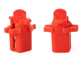 B8.3d auto lamp 2 stuks rood, LED dashboardverlichting, knoppen, schakelaars, 12V DC