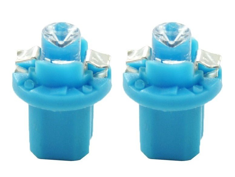 B8.5d auto lamp 2 stuks blauw | LED dashboardverlichting - klokken - schakelaars | 24V DC - LEDPLANET.NL