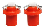 B8.5d auto lamp 2 stuks rood | LED dashboardverlichting - klokken - schakelaars | 12V DC - LEDPLANET.NL