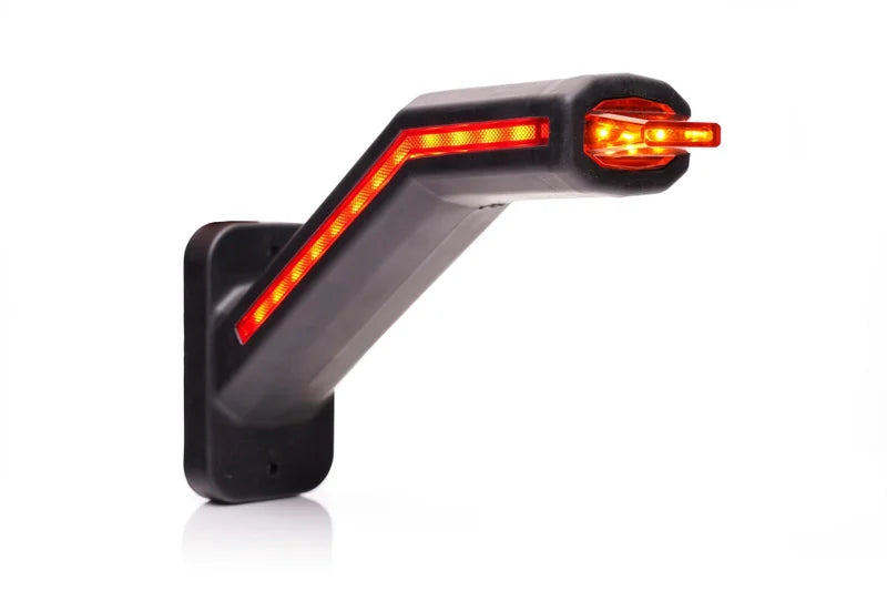 Feu de gabarit LED droit sans clignotant Clear 12/24V | MB-8000