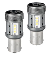 BA15S - 1156 - jeu de 2 ampoules automobiles - 6500K | P21W 7506 - 2x 12 - LED SMD | refroidissement forcé - CANBUS 12V et 24V CC - LEDPLANET.NL