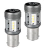 BA15S - 1156 - jeu de 2 ampoules automobiles - 6500K | P21W 7506 - 2x 12 - LED SMD | refroidissement forcé - CANBUS 12V et 24V CC - LEDPLANET.NL