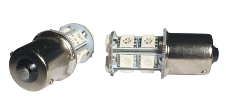 BA15S - 1156 - autolamp set | 2x 13 - SMD LED oranje/amber | 12V DC - LEDPLANET.NL