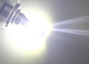 BA15S - 1156 - jeu d’ampoules pour voiture | 2x 2-SMD LED blanc lumière du jour 6000K | 12V CC