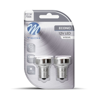BA15S - 1156 - kit d’ampoules automobiles - blanc | R5W - R10W - P21W - 7506 - 2x 19 - LED SMD | 12 V CC - LEDPLANET.NL