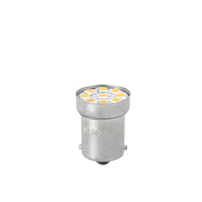 BA15S LED autolamp, 1156 / R5W / R10W / P21W / 7506, daglichtwit 6000K