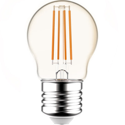LED Filament Lamp 470 lumen - 4,5W - Warmwit 2700K - E27 - G45 Kogel - Helder Glas - Retro