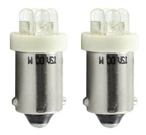 BA9S LED lamp kentekenverlichting, T4W, wit, 12V, 2 stuks