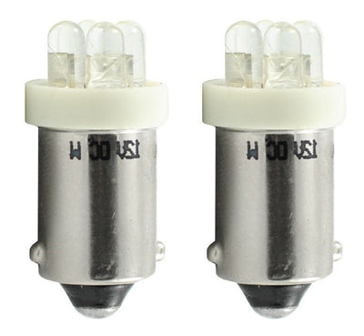 BA9S LED lamp kentekenverlichting, T4W, wit, 12V, 2 stuks