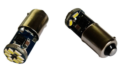 BAX9S ampoules de voiture 2 pièces | Éclairage de plaque d’immatriculation à LED | 12 - SMD blanc lumière du jour 6000K | 12V - 24V - LEDPLANET.NL