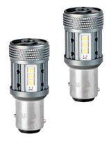 BAY15d - 1157 - autolamp set 2 stuks - 6500K | P21/5W 7528 - 2x 12 - SMD LED | geforceerde koeling - CANBUS 12V & 24V DC - LEDPLANET.NL