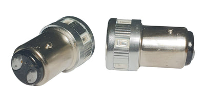 BAY15D LED autolamp, 1157, oranje, 11-SMD, 12V/24V, 2 stuks